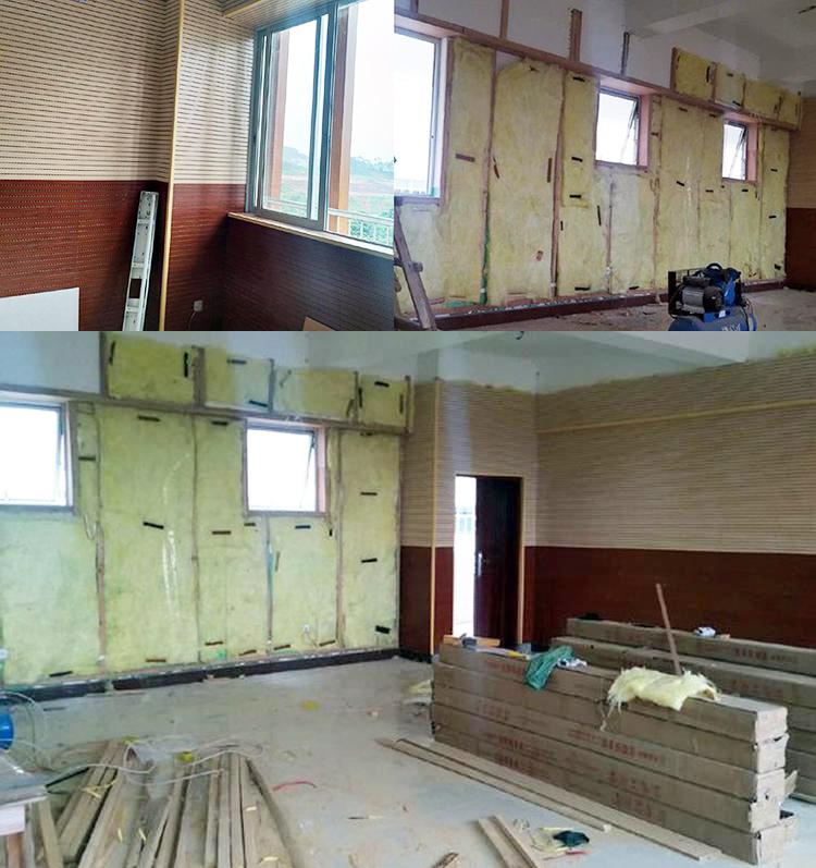 安徽阜陽中學錄播室槽木吸音板聲學工程 安徽阜陽中學錄播室槽木吸音板聲學工程