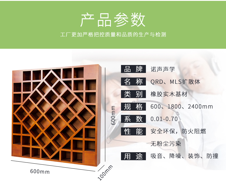擴散體吸音板參數(shù) 擴散體吸音板參數(shù)